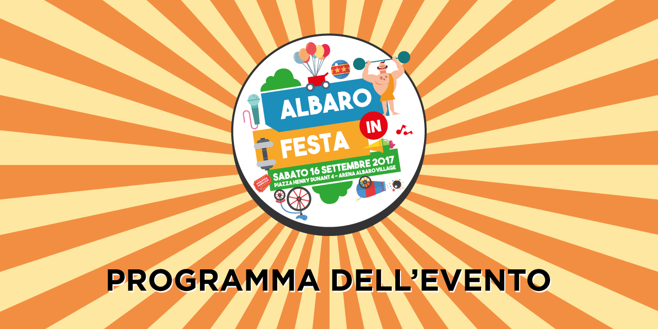 ALBARO IN FESTA – IL PROGRAMMA 🗓