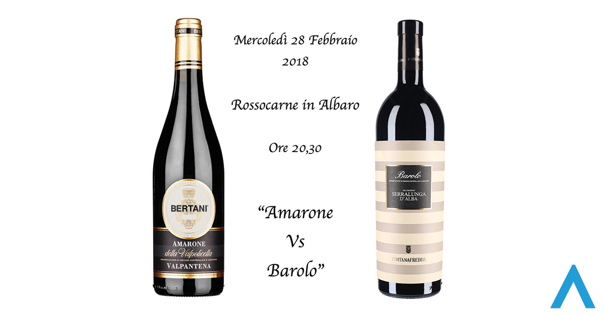 Amarone vs Barolo da RossoCarne! 🗓