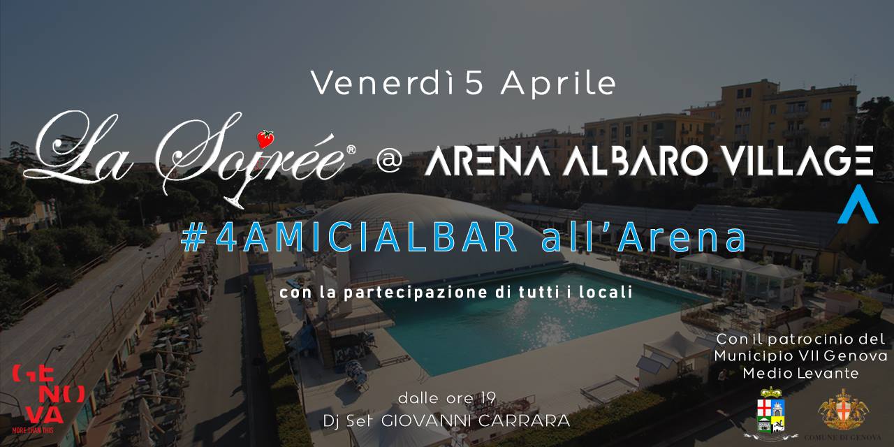 Prima SOIRÉE 2019 all’ARENA! 🗓