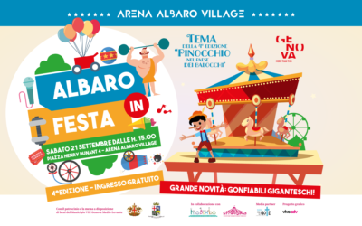 TORNA “ALBARO IN FESTA”: SABATO 21 SETTEMBRE ALL’ARENA DI ALBARO 🗓