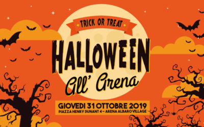 HALLOWEEN ALL’ARENA, GIOVEDI’ 31 OTTOBRE 🗓