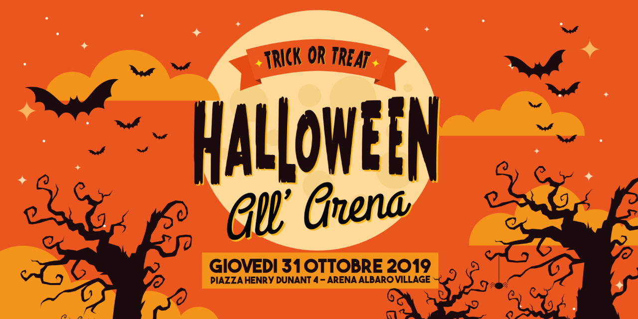 HALLOWEEN ALL’ARENA, GIOVEDI’ 31 OTTOBRE 🗓