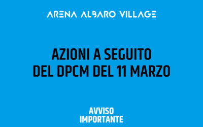 Azioni a seguito del DPCM del 11 Marzo