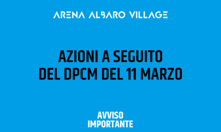 Azioni a seguito del DPCM del 11 Marzo