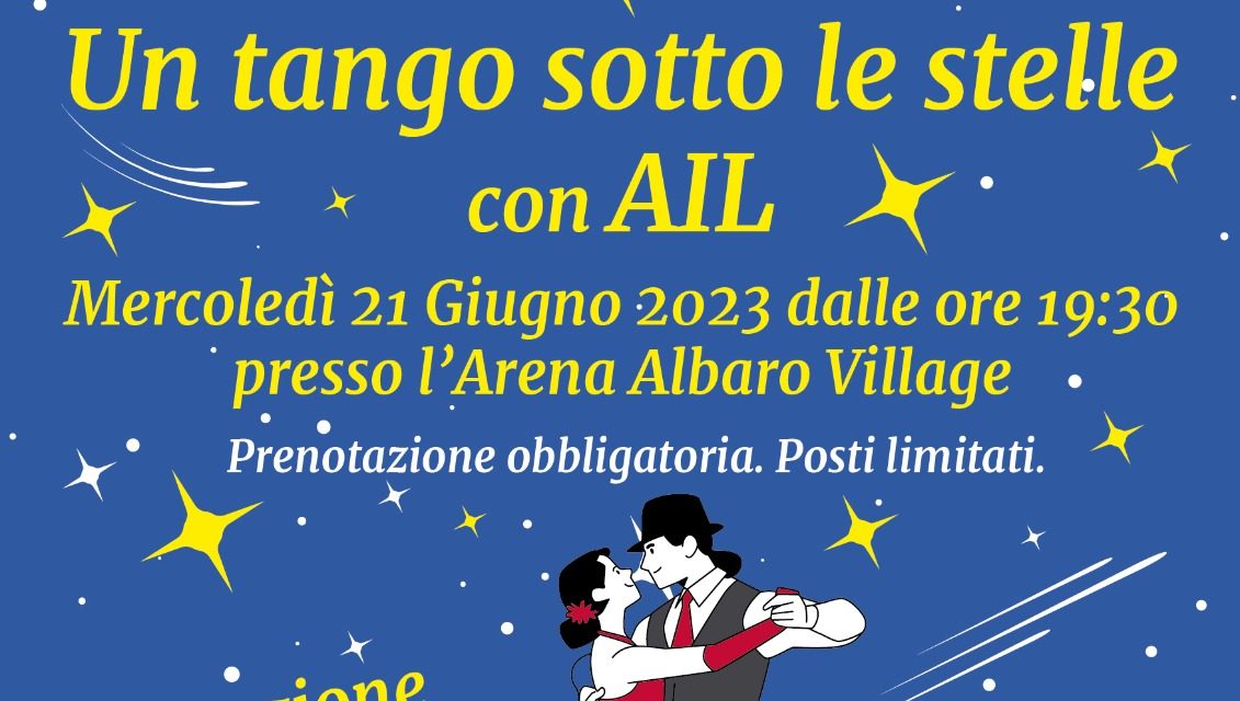 Un tango sotto le stelle con AIL