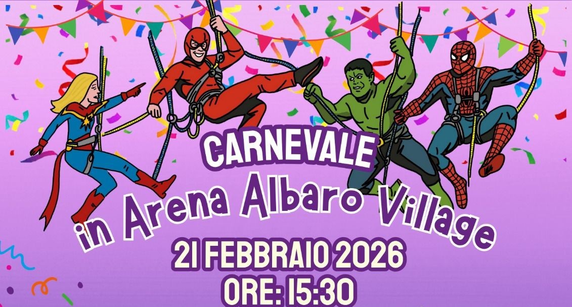 I Supereroiacrobatici portano il carnevale benefico all’Arena Albaro Village di Genova